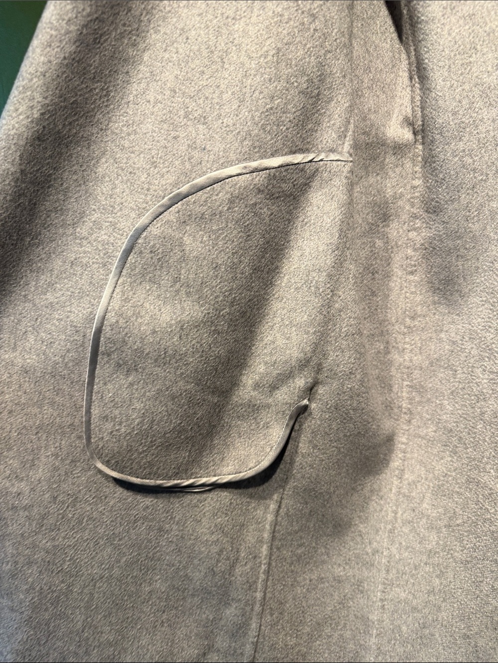 MaxMara Dove Gray Nicole Wrap Coat with Belt - Picture 8 of 8
